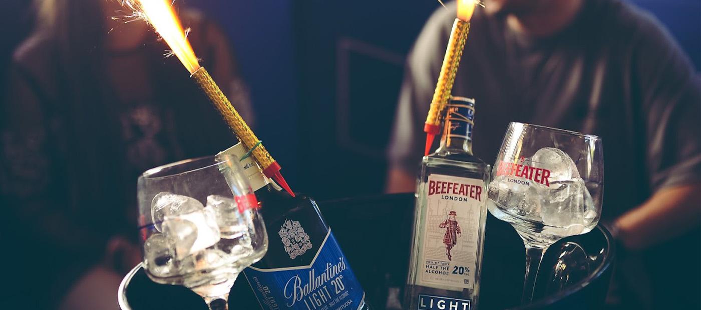 Cócteles servidos en Coctelería UPS Shisha & Cocktail