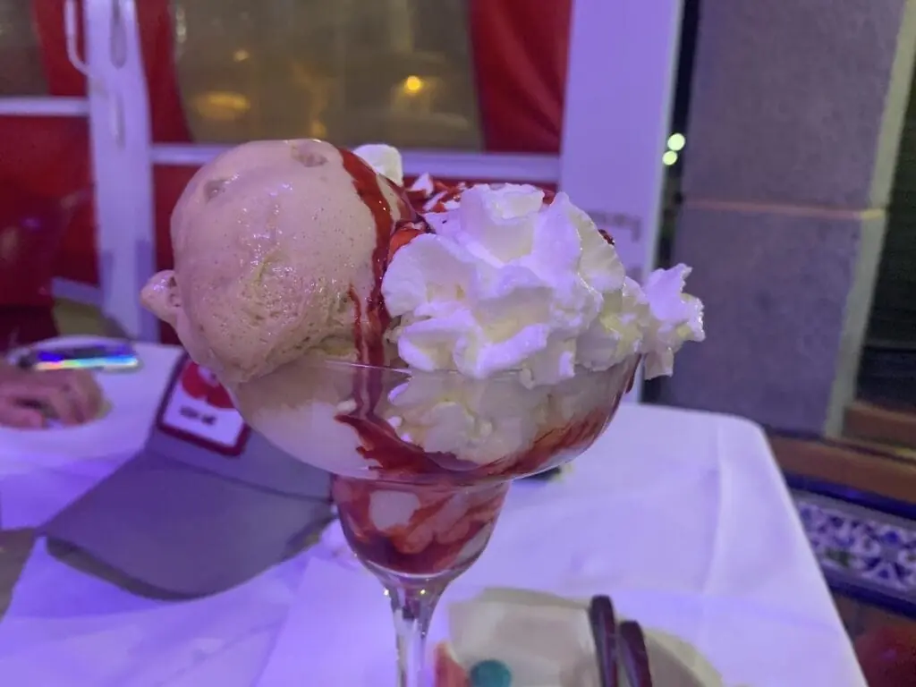 Copa de helado de Gelateria en La Manga