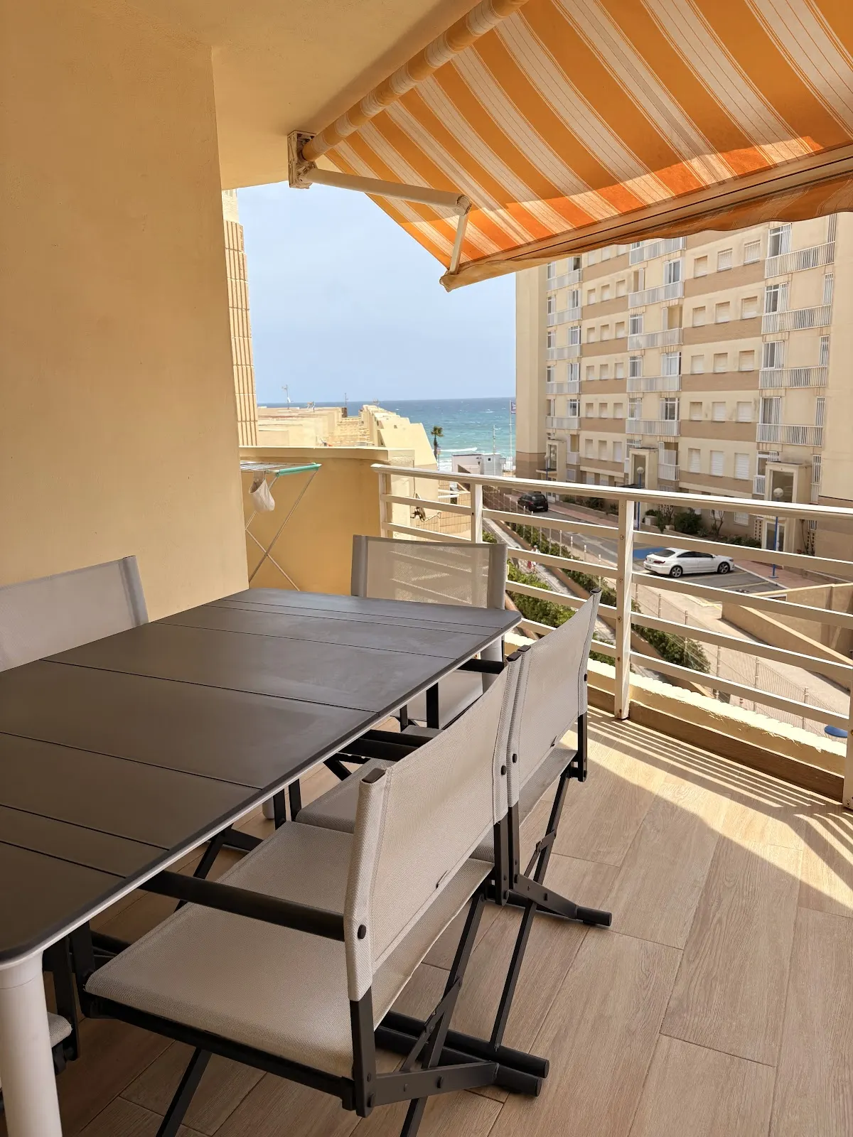 Dormitorio del apartamento de un dormitorio en el km 3 de La Manga