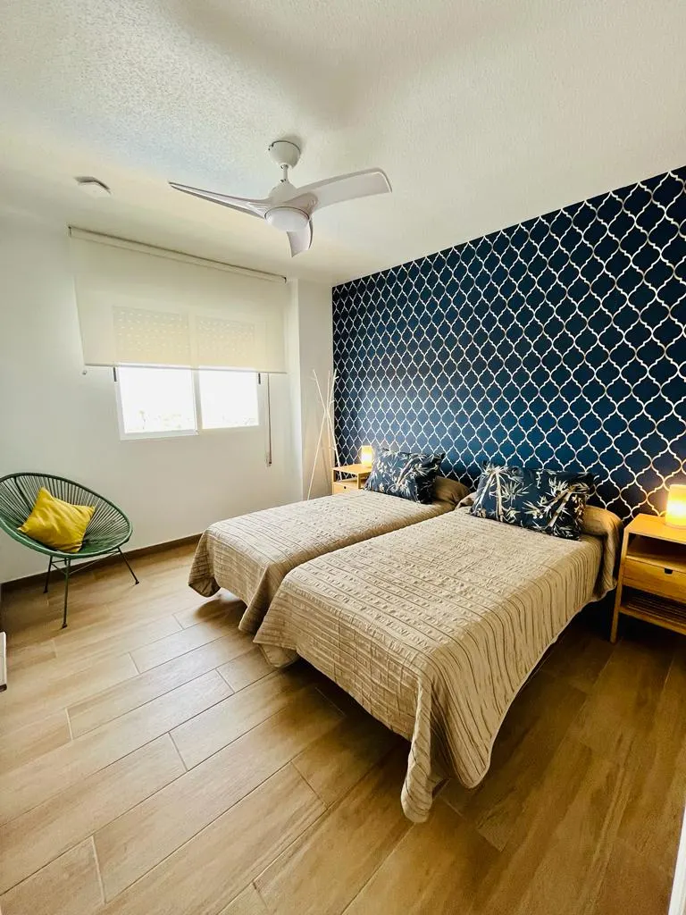 Terraza o balcón del apartamento de un dormitorio en La Manga