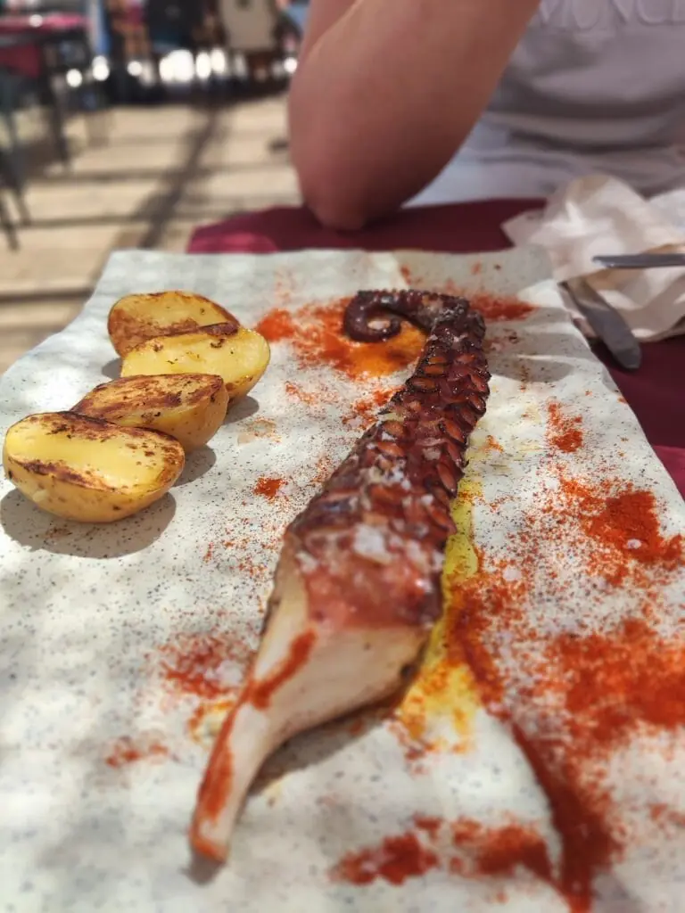 Plato de marisco en A Tu Aire Chiringuito, La Manga