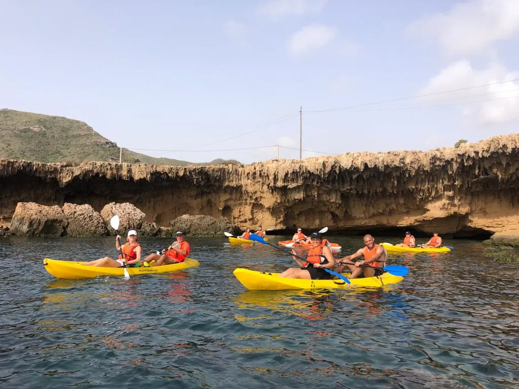 Grupo de alumnos de Actividades Náuticas Dacar, Mar Menor