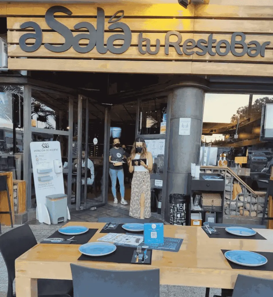 Terraza de Agua Salá en Cabo de Palos
