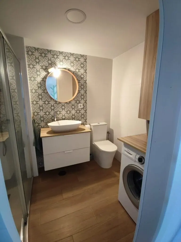Cocina americana del Apartamento dos mares, La Manga