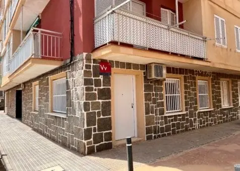 Terraza con vistas al mar en Apartamento Subida al Faro, Cabo de Palos