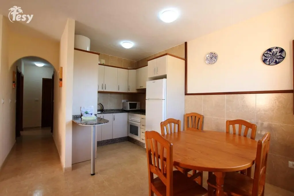 Cocina equipada de Apartamentos Tesy
