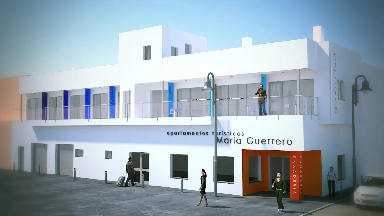 Fachada de Apartamentos Maria Guerrero en Cabo de Palos
