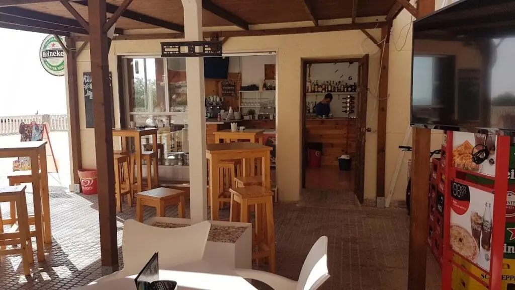 Inside Aqua Beach in La Manga