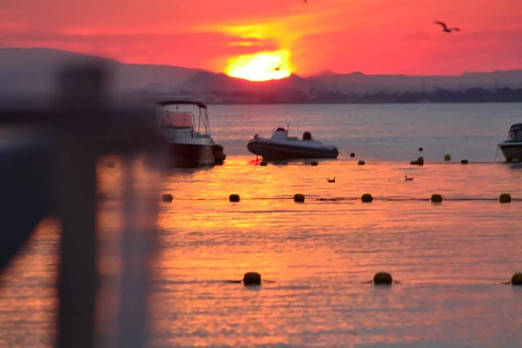 Atardecer sobre el Mar Menor desde Area Sunset