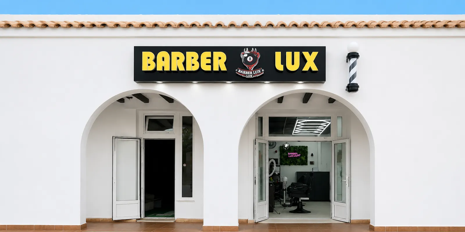 Ambiente de Barbería barber lux en La Manga