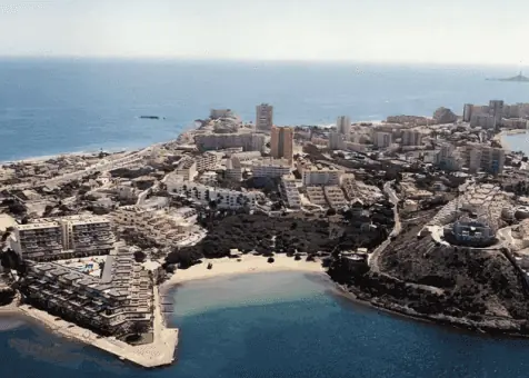 Acceso a pie a la Cala del Pino, La Manga
