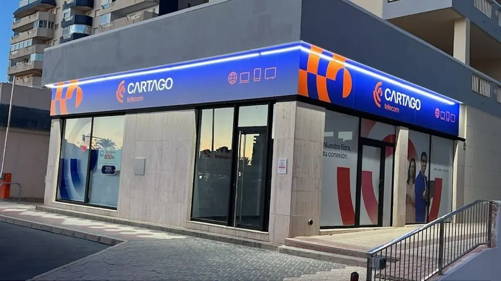 Oficina de Cartago Telecom en La Manga
