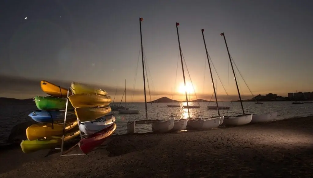 Alumnos de windsurf de Cavanna Wind