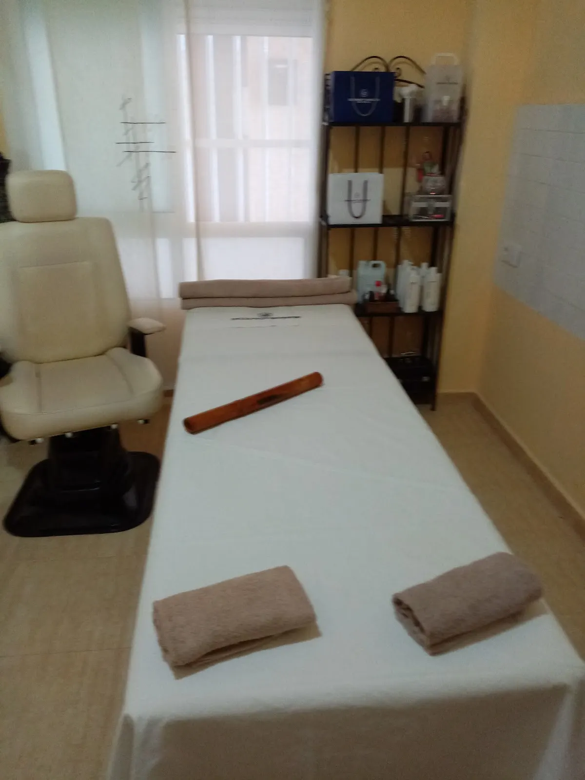 Zona de manicura y pedicura del Centro de estética Pepa García