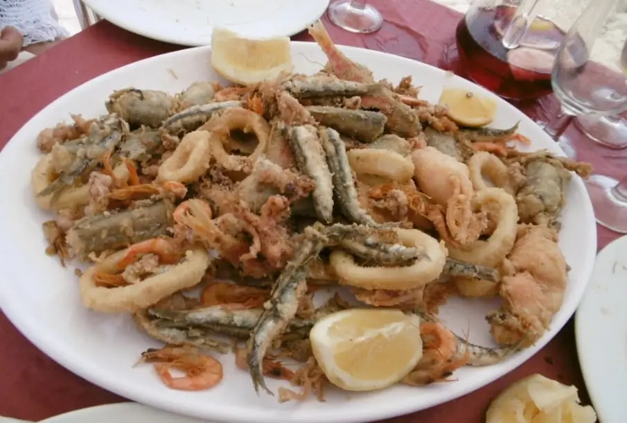Pescado fresco en Chiringuito El Barón, La Manga