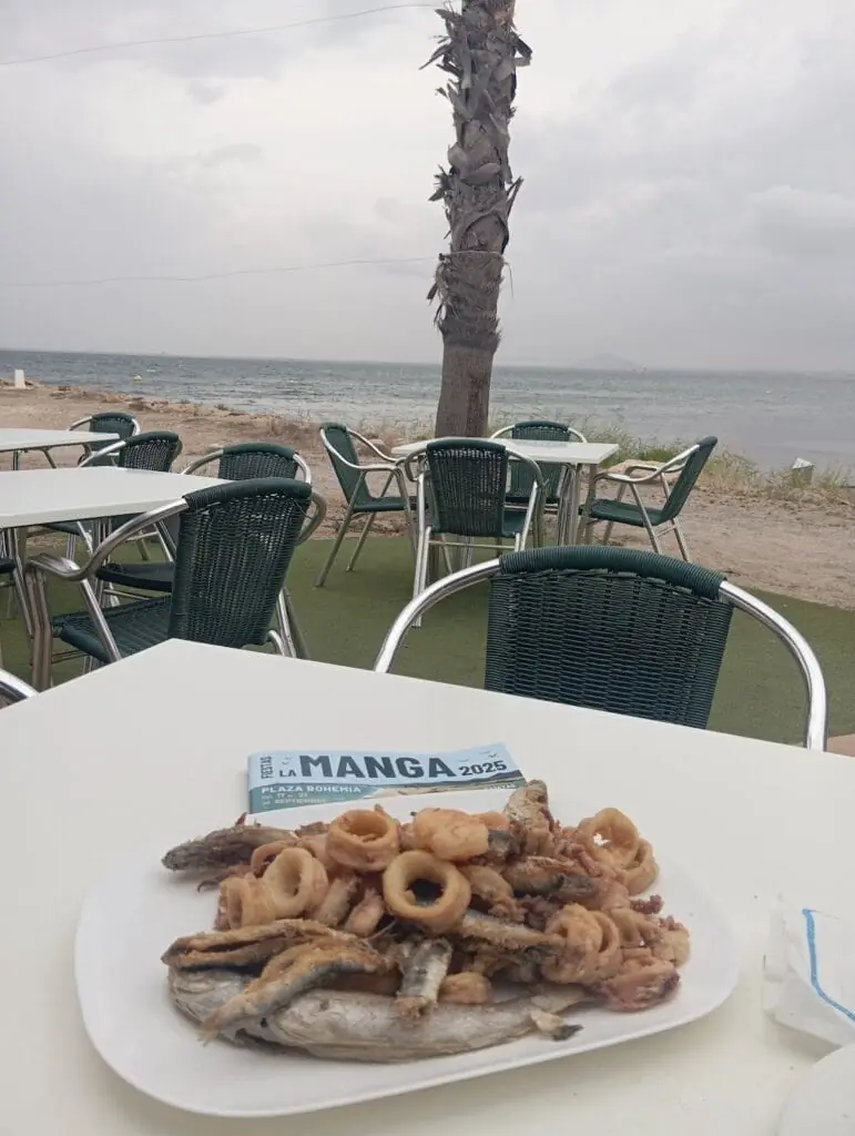 Pescado servido en Chiringuito Estació Playa