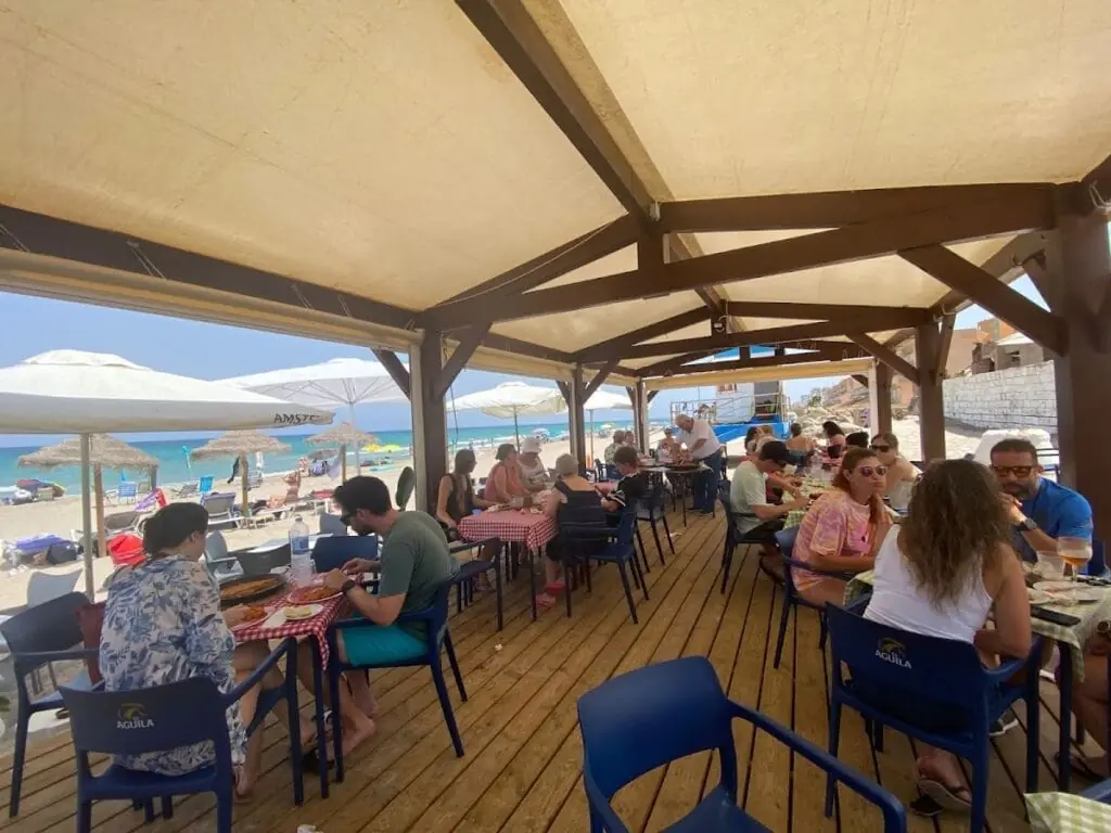 Chiringuito la Pepa, terraza en Gran Vía de la Manga km 7