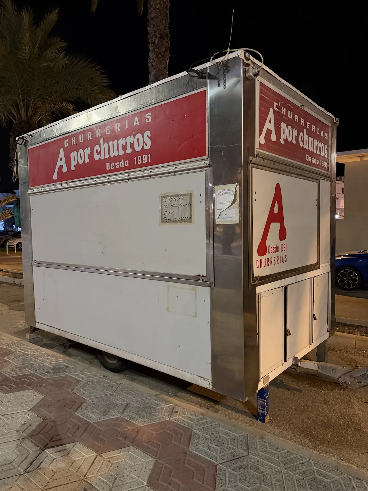 Fachada de Churrería A Por Churros en la Gran Vía