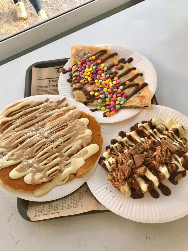 Puesto de Churrería Mamamia en la Gran Vía de la Manga