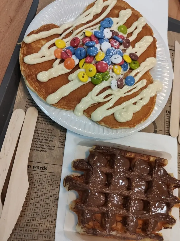 Gofres y crepes de Churrería Mamamia, San Javier