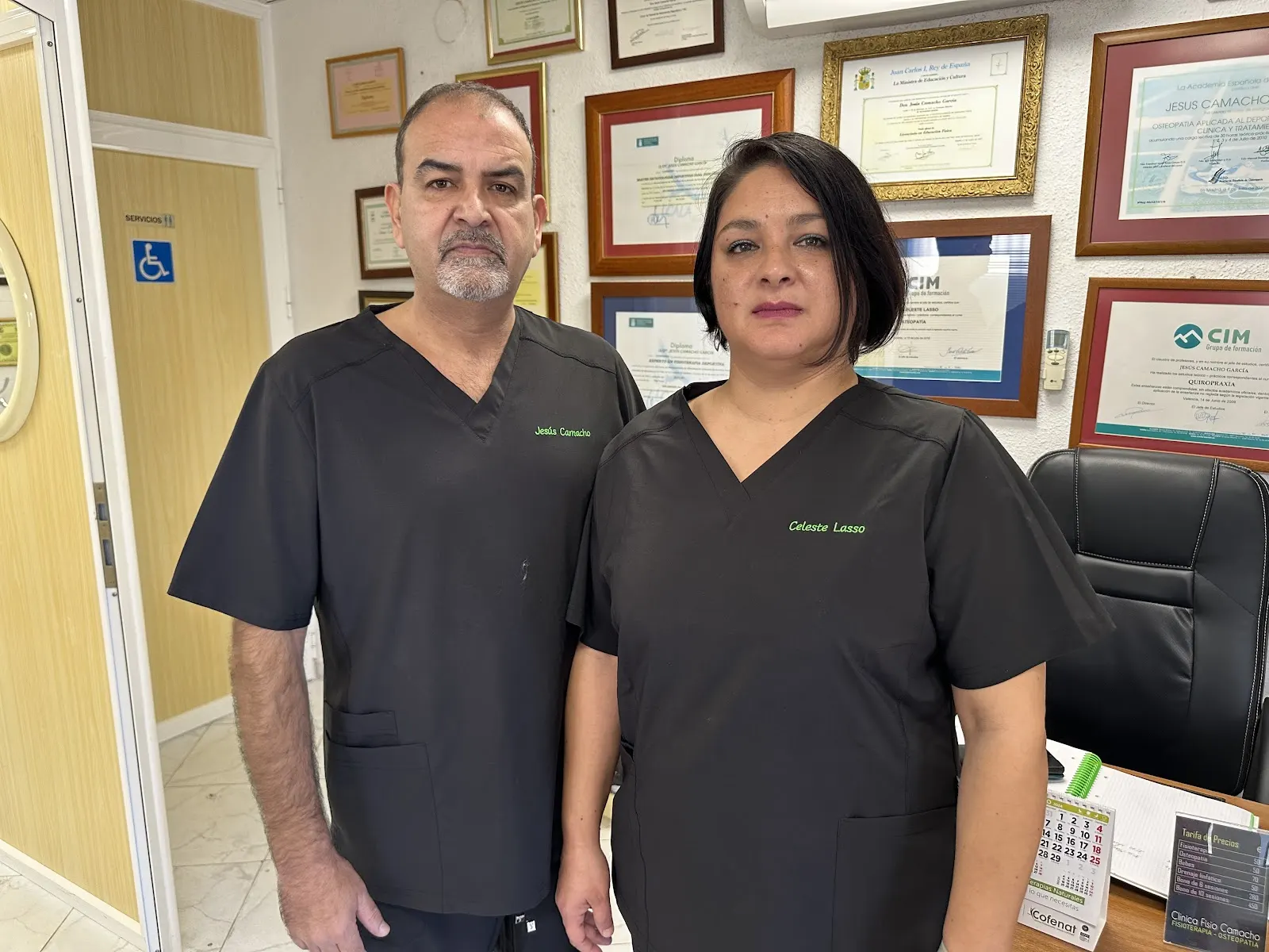 Equipamiento de Clínica Fisio Camacho en La Manga