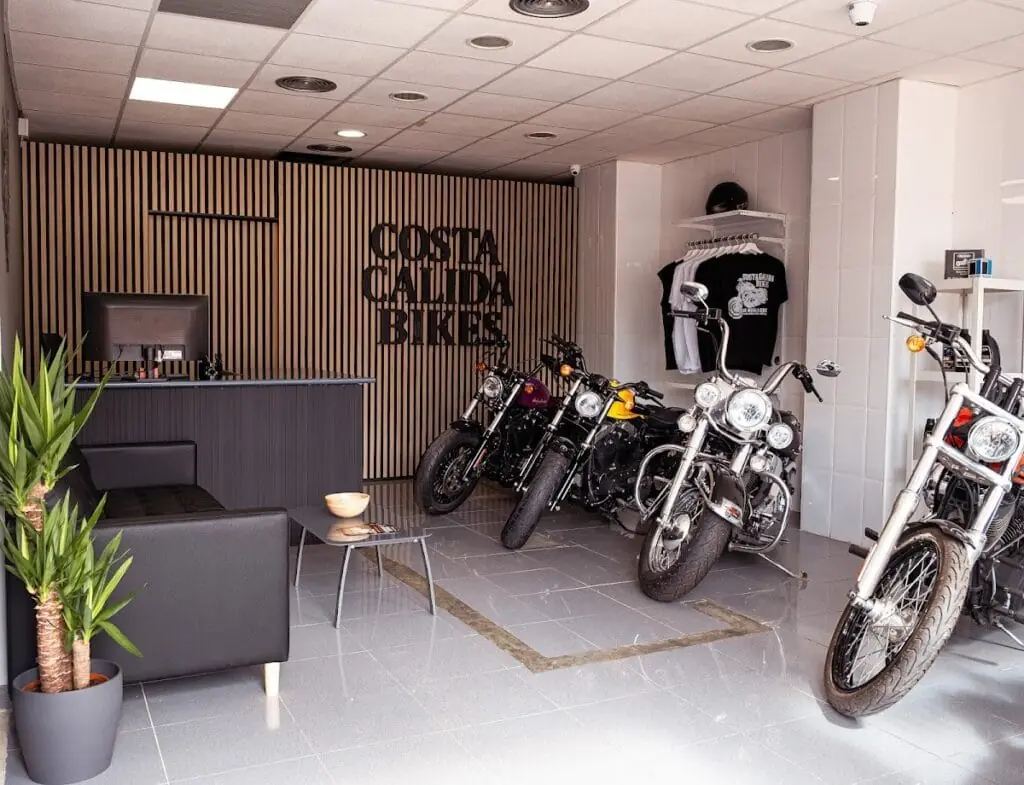 Flota de motos Harley-Davidson de Costa Cálida Bikes
