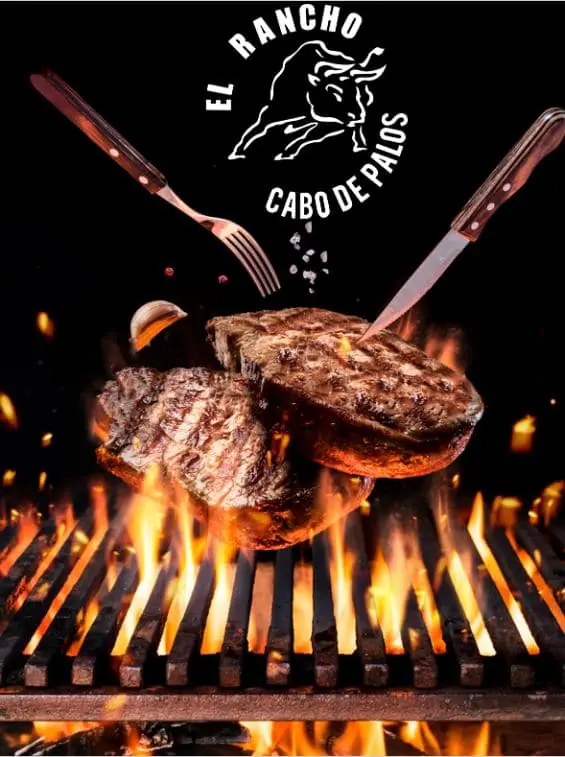 Carne a la brasa de El Rancho de Cabo de Palos