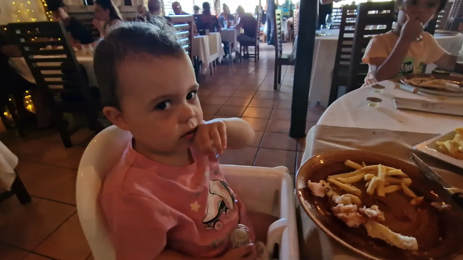 Plato servido en El Rancho de Cabo de Palos