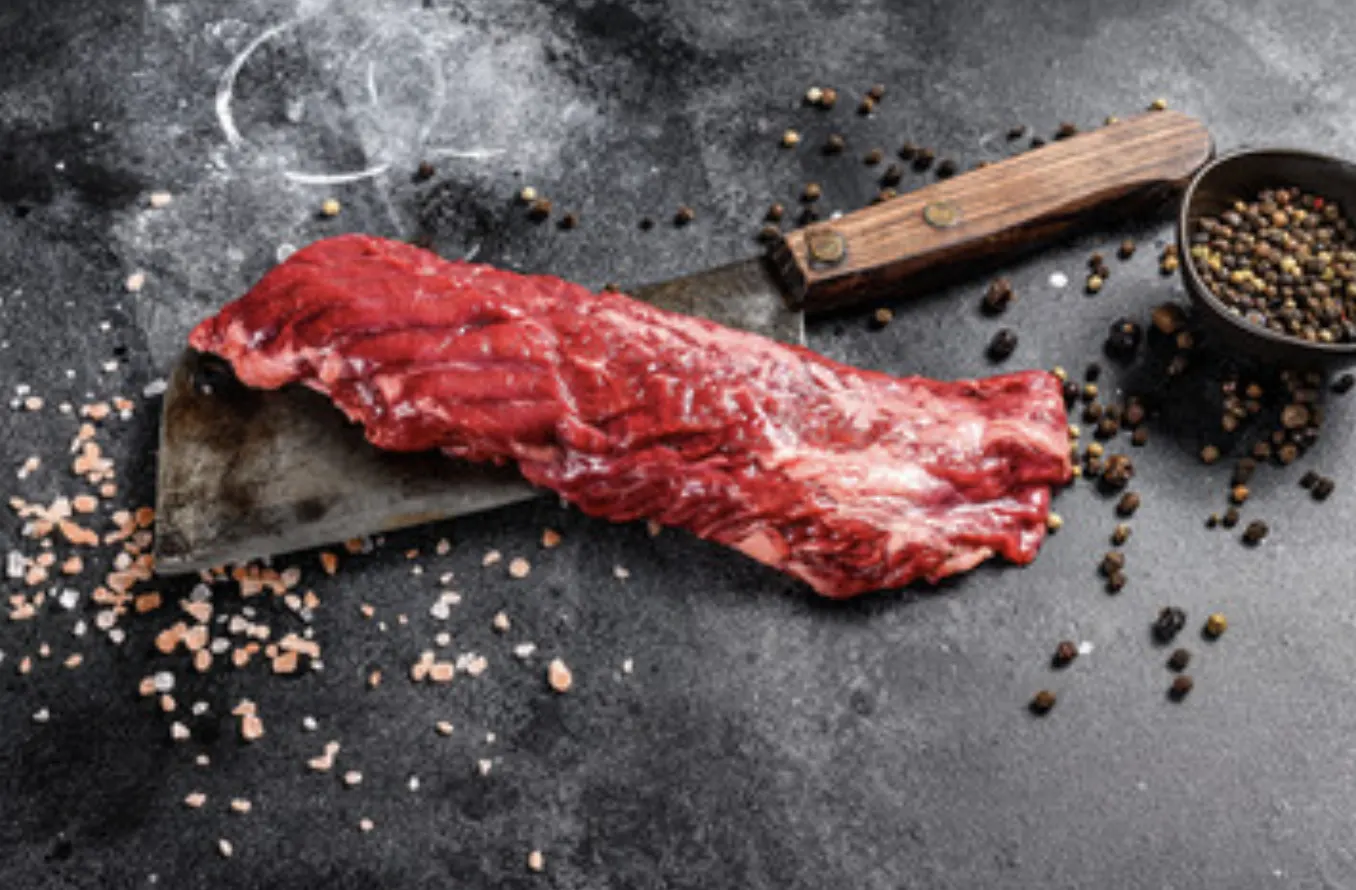 Corte de carne para la parrilla de El Rancho de Cabo de Palos