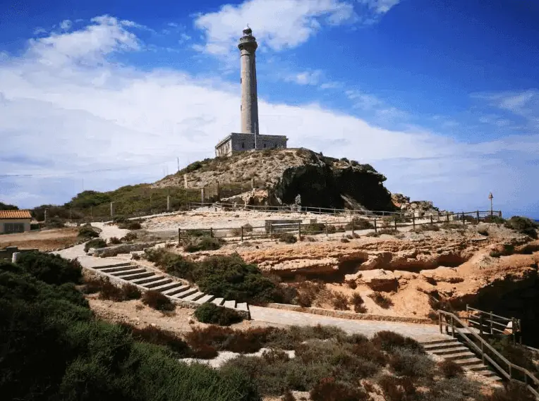 Acceso al Faro de Cabo de Palos