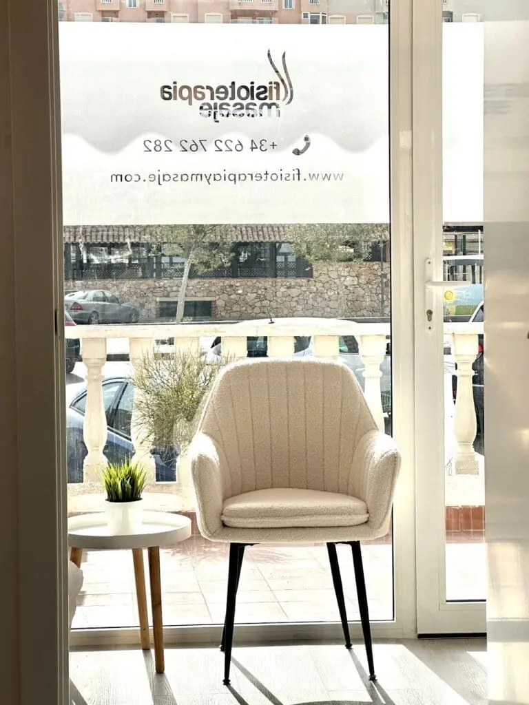 Recepción de Fisioterapia y Masaje La Manga FM en La Manga