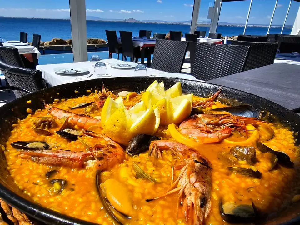 Freiduria Mar Menor en La Manga del Mar Menor: arroz de marisco