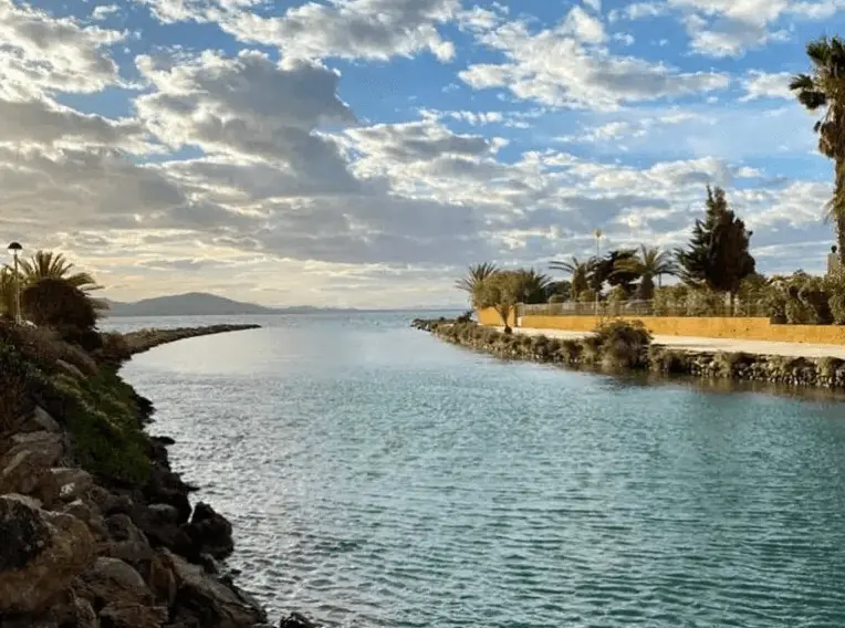 Paisaje de la Gola de Marchamalo, La Manga del Mar Menor