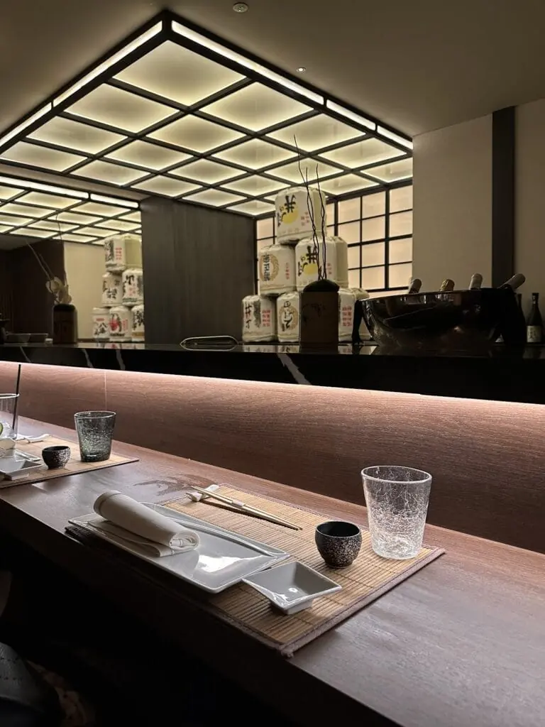 Hatsune japanese bar en el Grand Hyatt La Manga Club