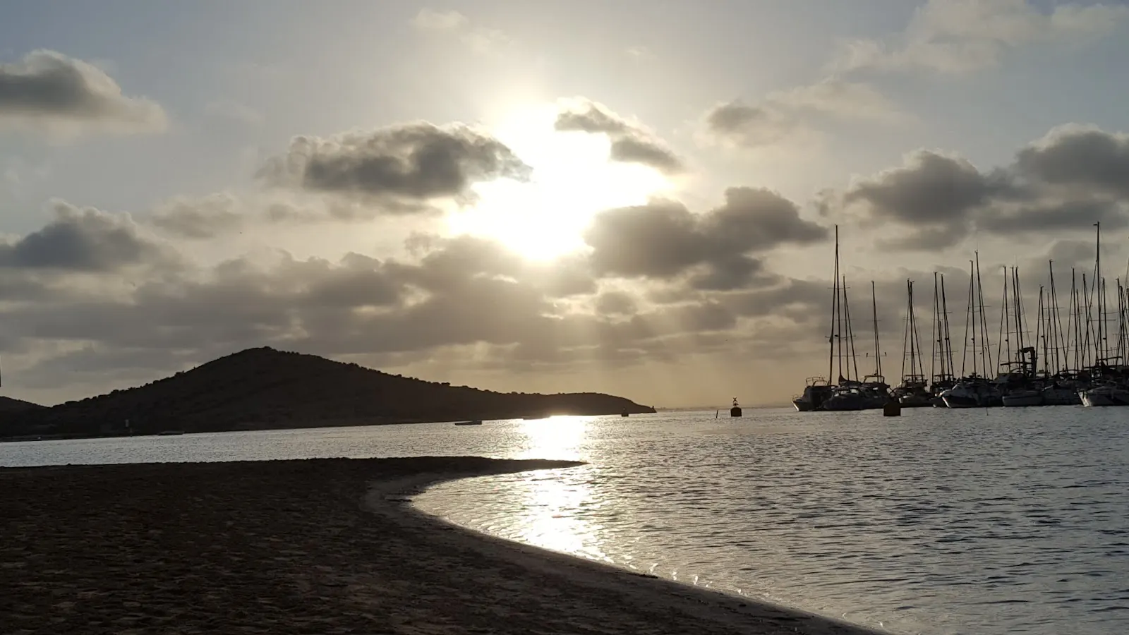 Atardecer junto a la Isla del Ciervo, La Manga del Mar Menor