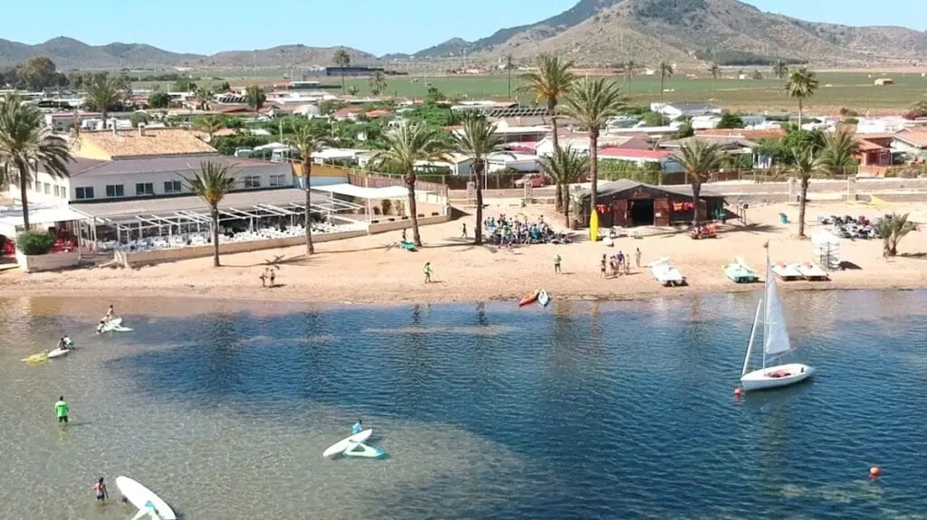 Clase de kitesurf de KSURF La Manga en el Mar Menor
