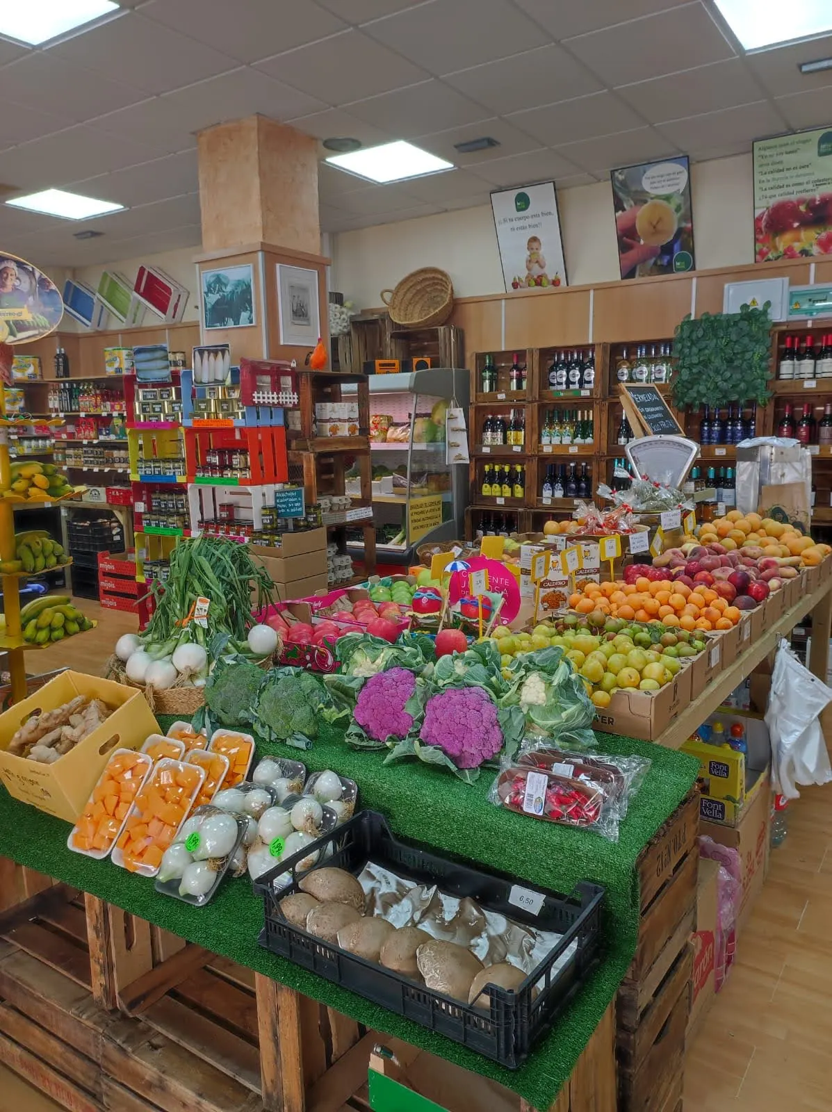Producto fresco en La Frutería, Gran Vía