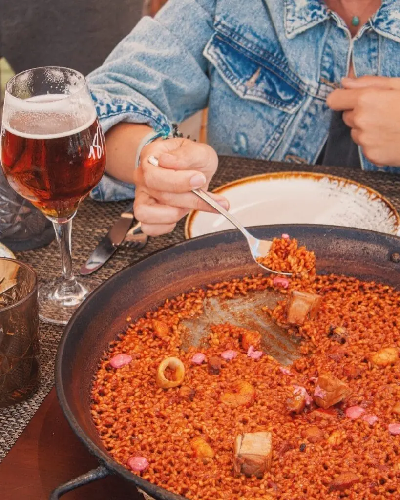 Arroz con marisco de La Mestiza en La Manga