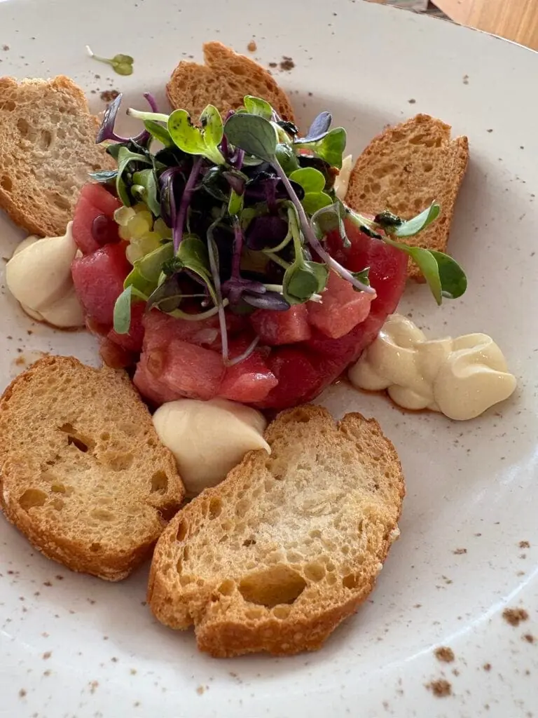 Entrante de Restaurante La Tana en Cabo de Palos