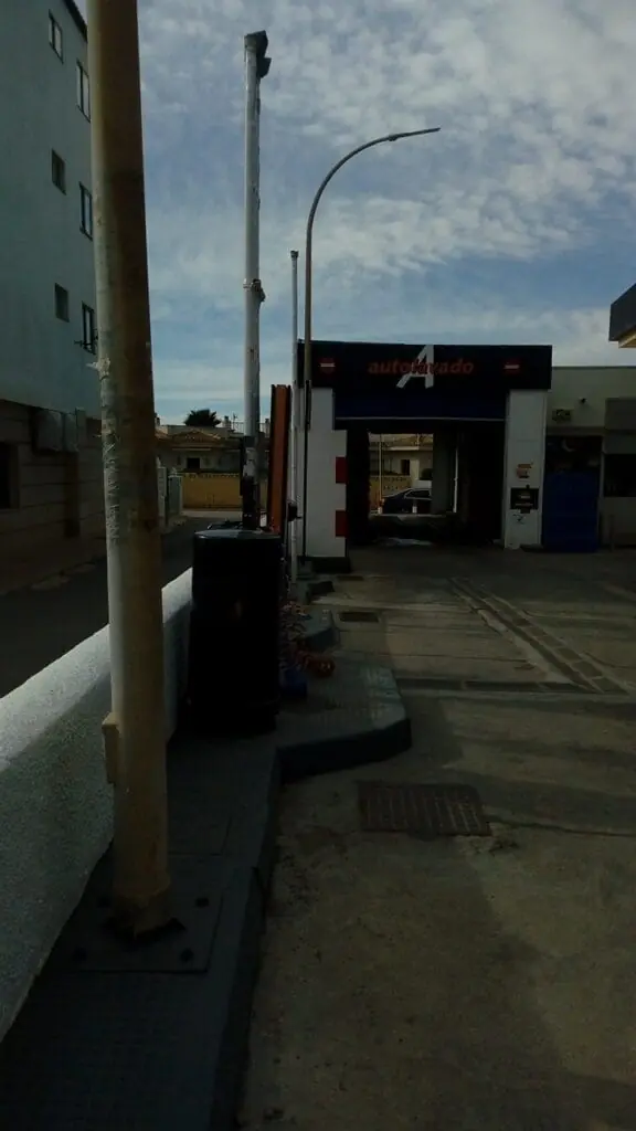 Surtidores de la estación Repsol de La Manga