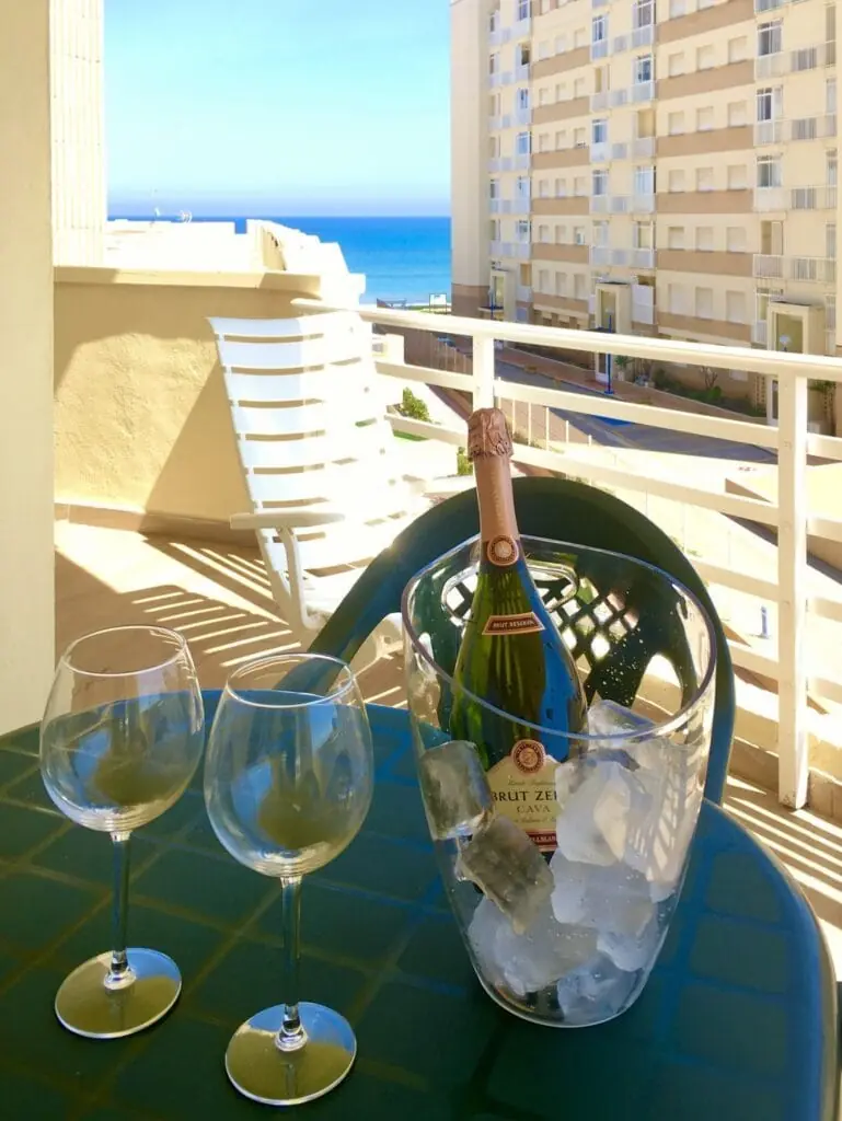 Terraza con vistas al mar de Like a holiday La Manga