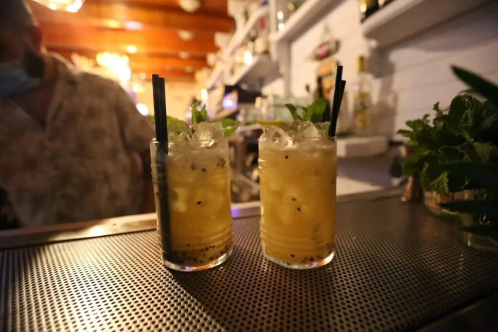 Detalle de un cóctel de Mandacarú Cocktails & Coffee