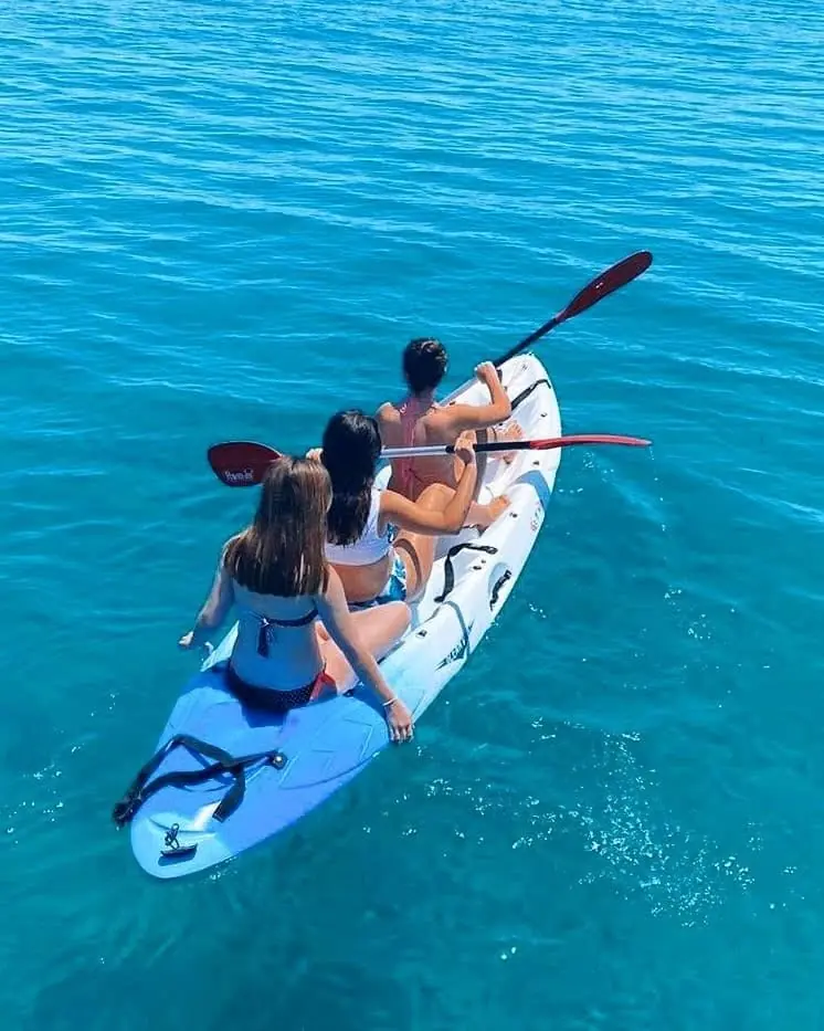 Kayak incluido en las salidas de MAR MENOR CHARTER