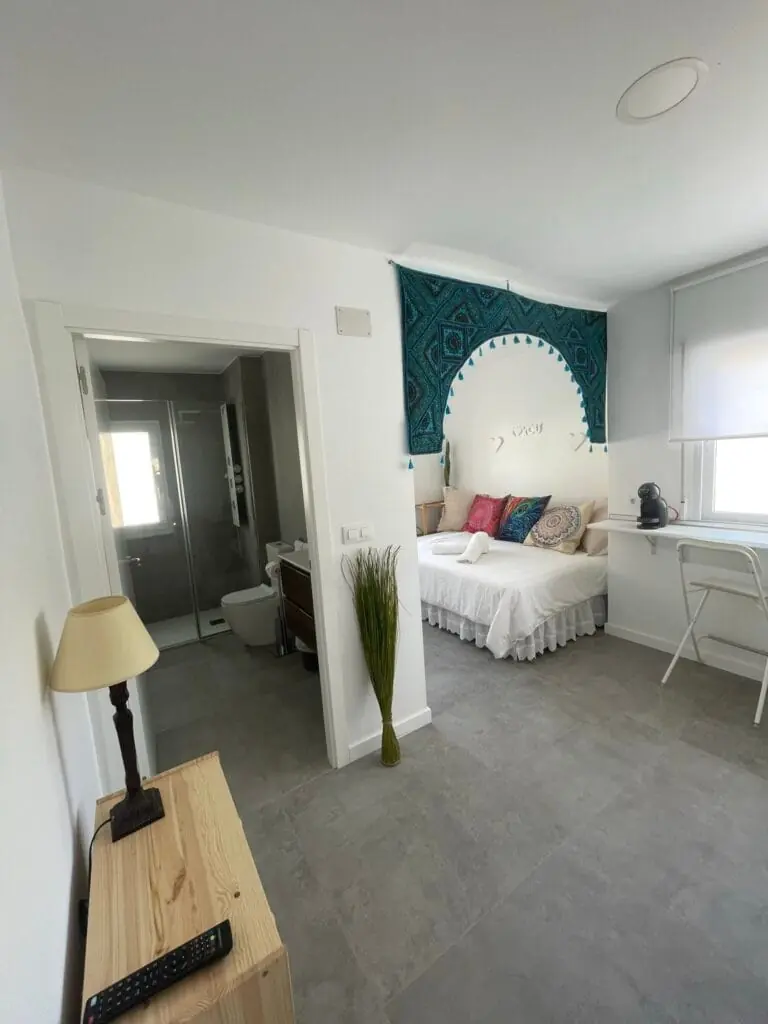 Dormitorio del apartamento Levante en Mintaka Homes