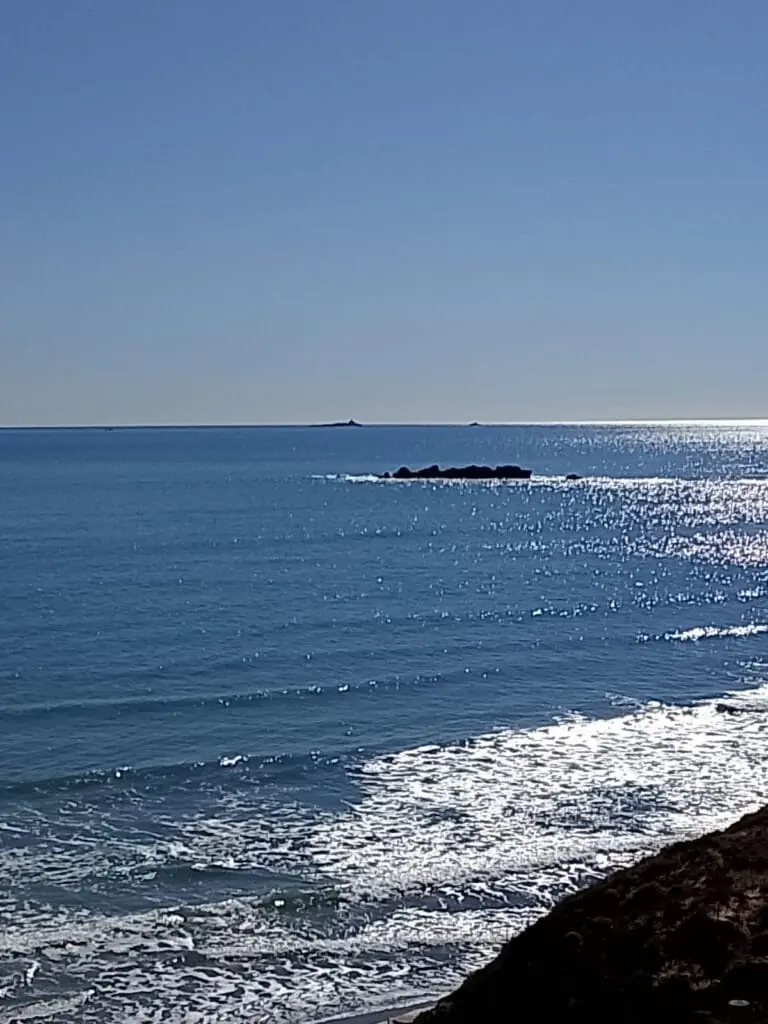 Vistas al Mar Menor desde el Mirador de Monte Blanco oeste