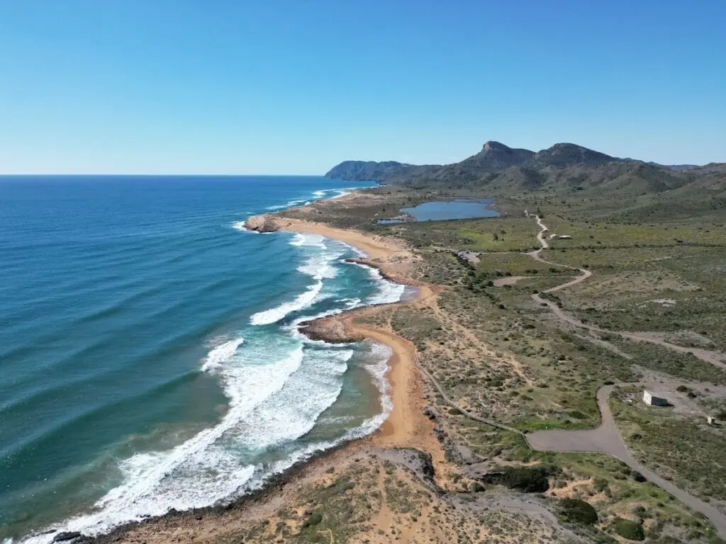 Vista panorámica desde el Mirador de Punta Negra, Parque Regional de Calblanque