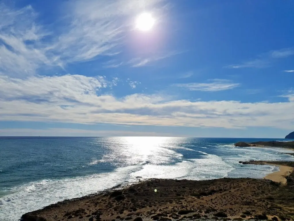Llanura de Calblanque desde el Mirador de Punta Negra