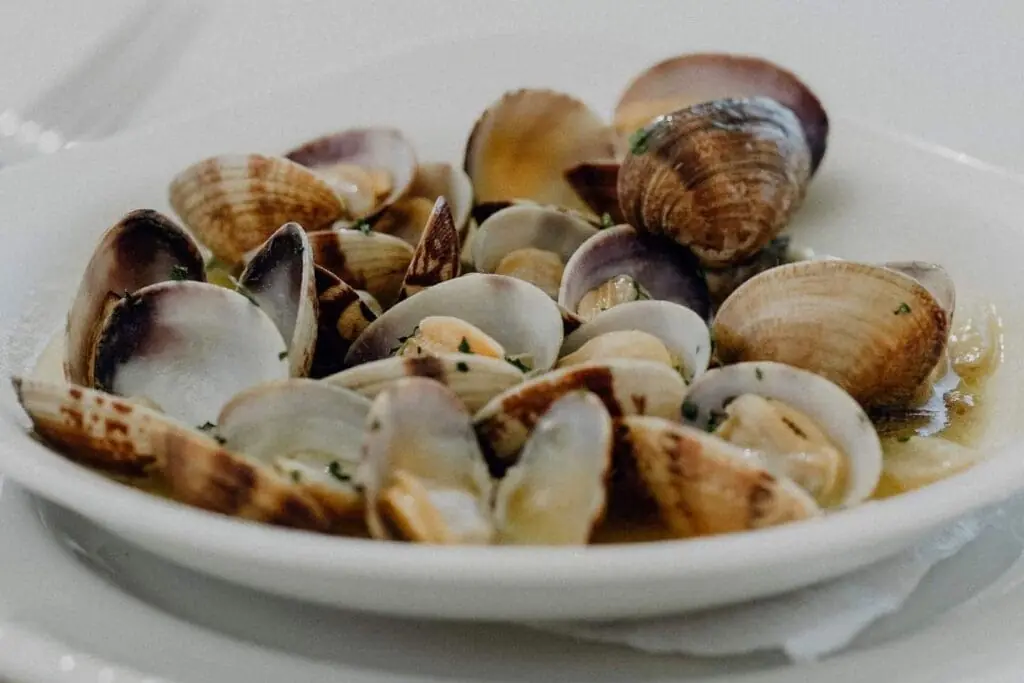 Almejas de la carta de Restaurante Miramar