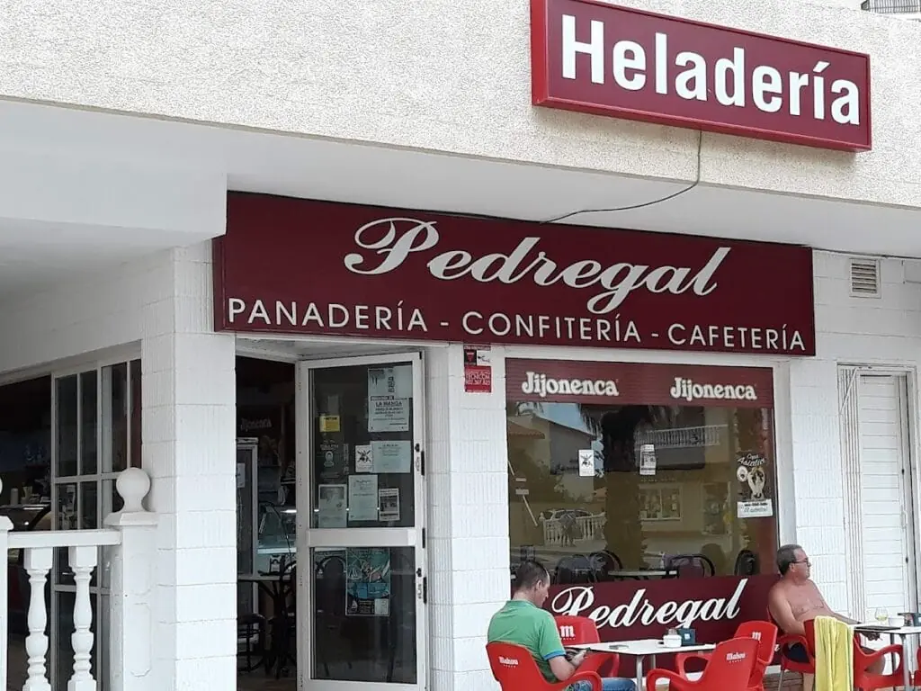Helados de la confitería Pedregal, La Manga
