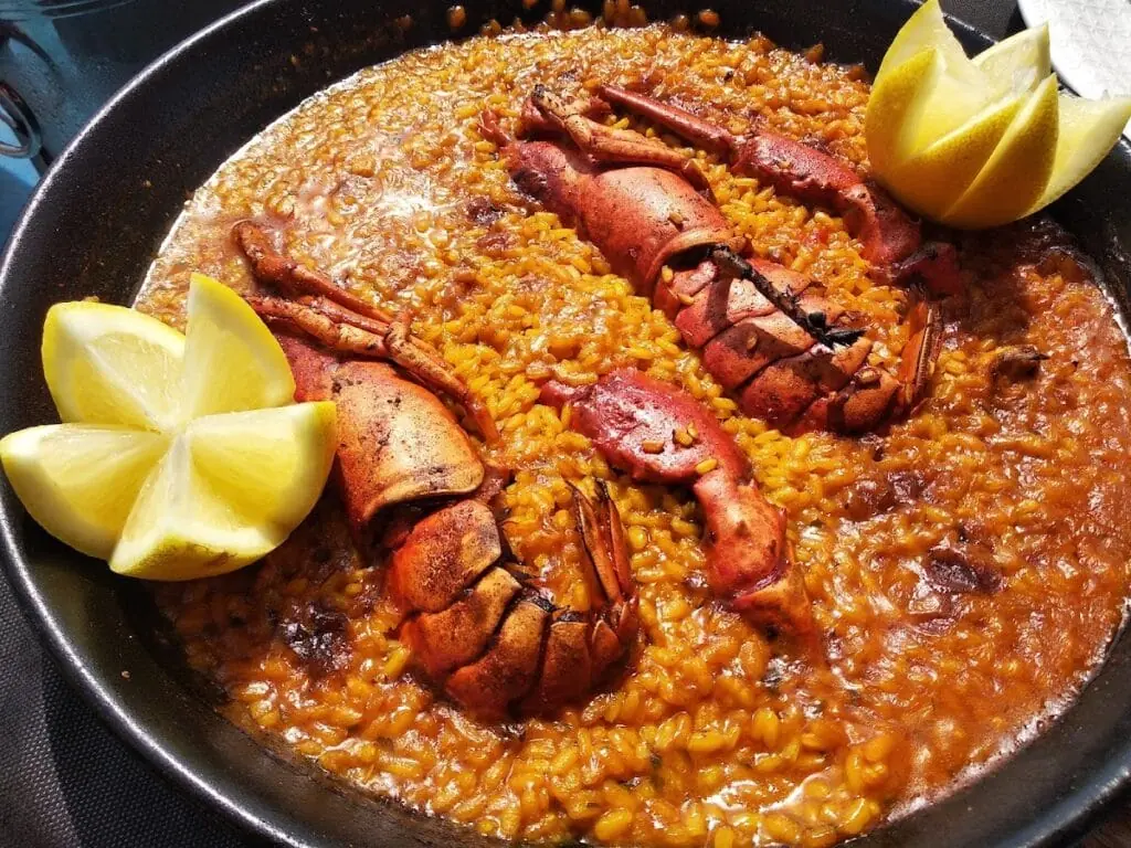 Arroz servido en Restaurante Pedro's, La Manga